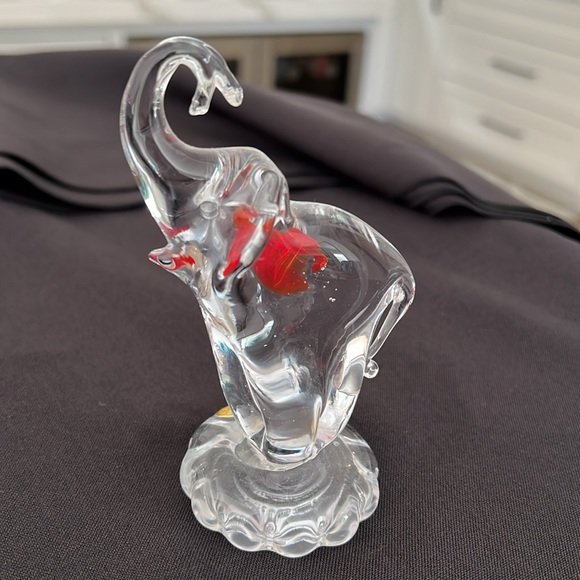 Vintage Murano Art Glass 
Elephant Figurine - Picture 2 of 5